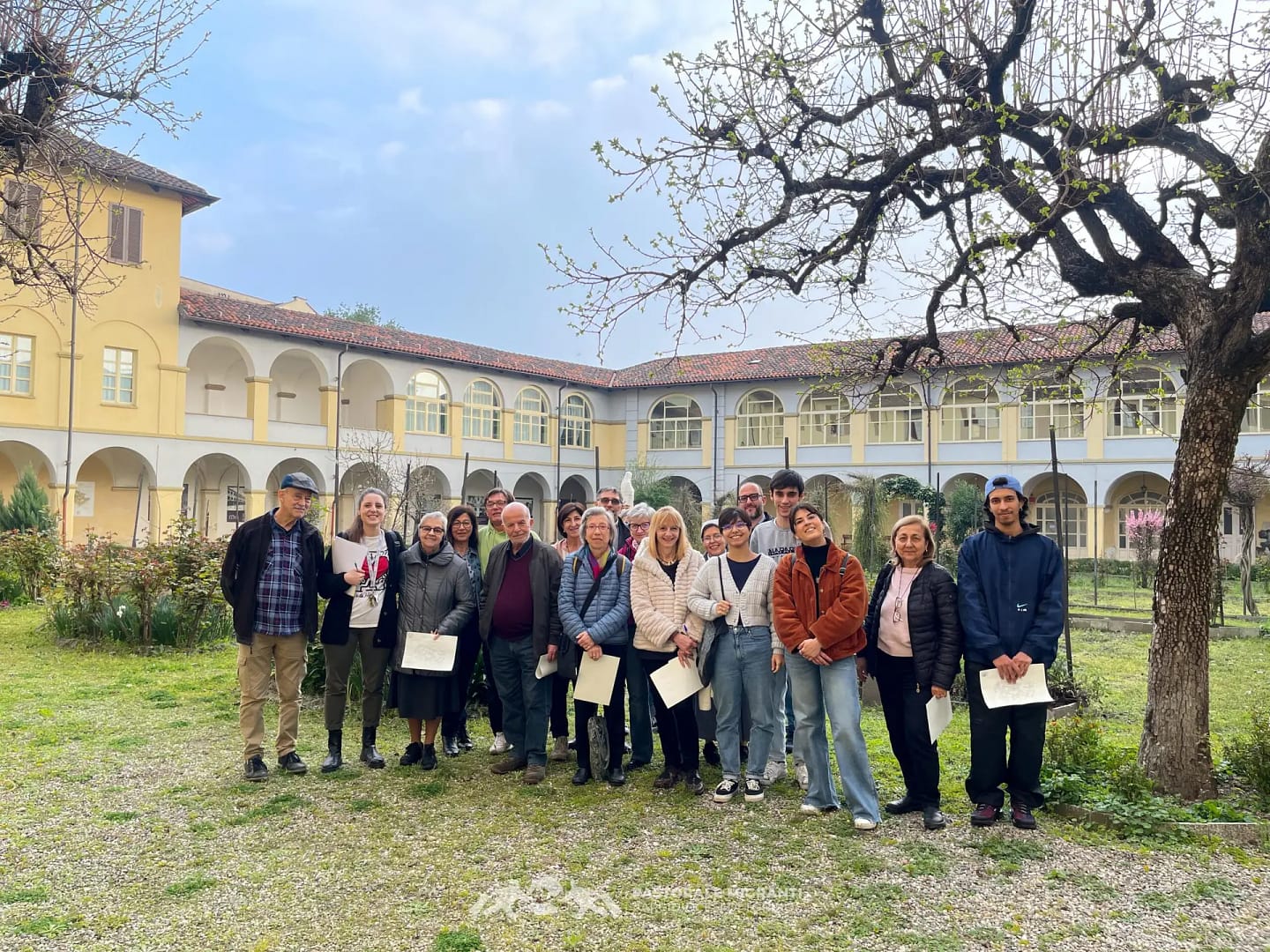 Gruppo in visita al Distretto Sociale Barolo (20 marzo 2024) © Marcos Dorneles