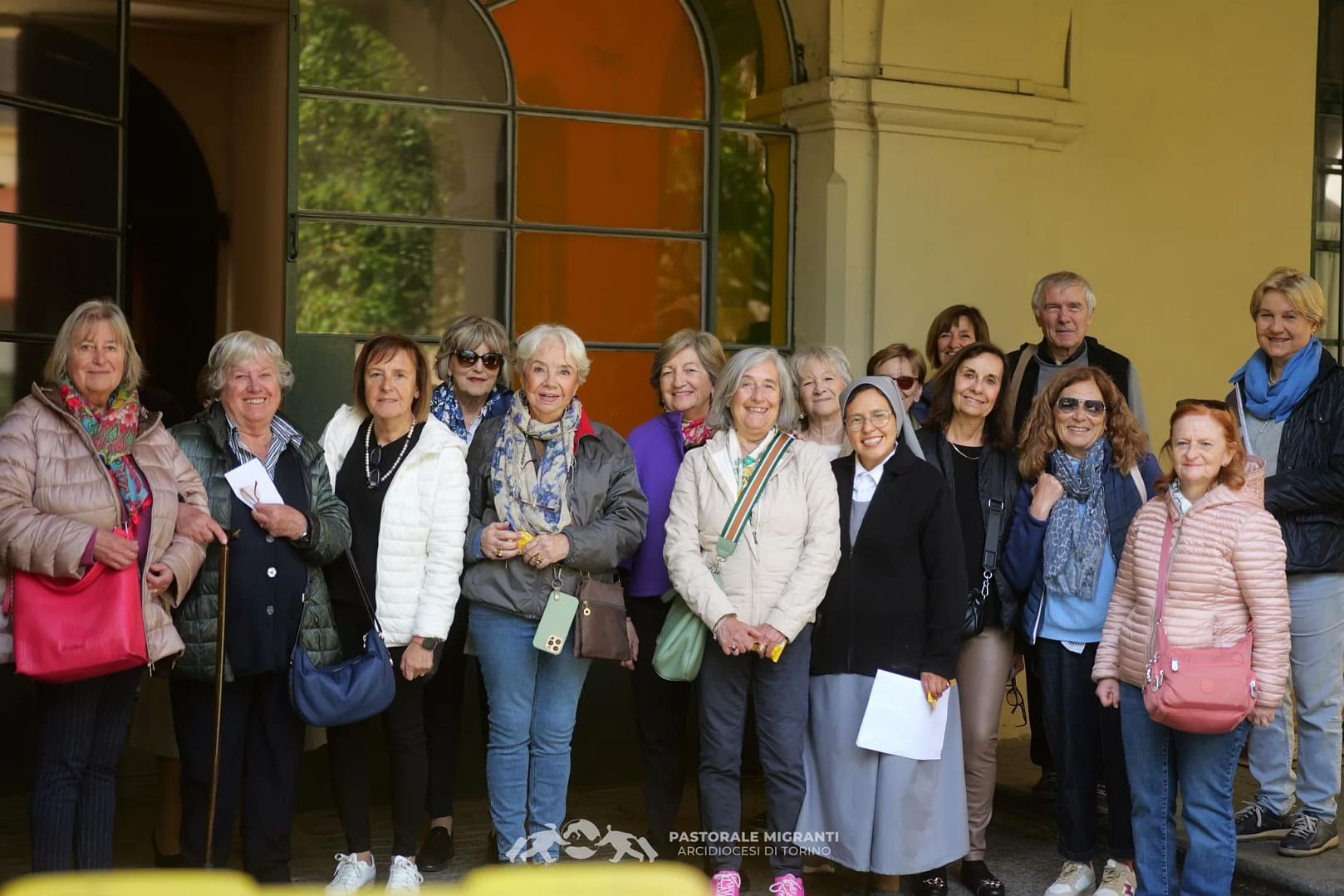 Gruppo in visita al Distretto Sociale Barolo (maggio 2024) © Marcos Dorneles